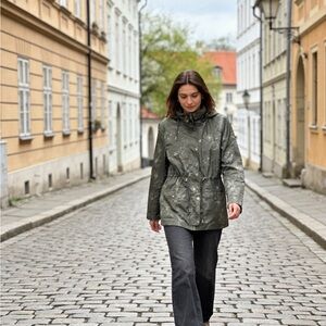 Women’s Breckenridge Performance Hooded Zip Water & Wind Resistant M Jacket EUC